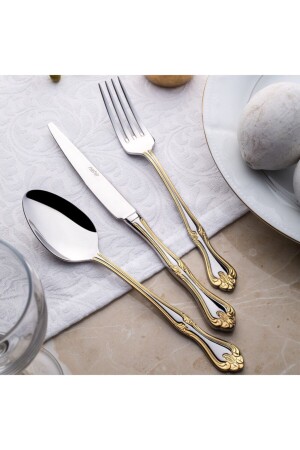 مجموعة من المعدات المعدنية من الذهب من نوع MNZ-Lalezar 84 قطعة TYC00244402367 - Nehir