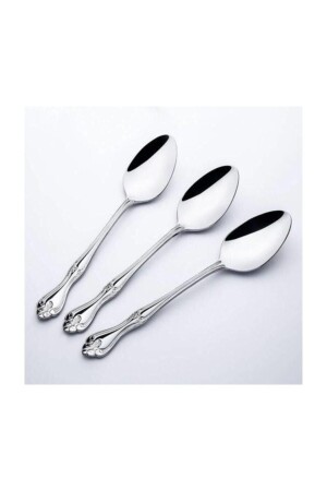 MNZ-Lalezar Plain 12 قطعة ملعقة طاولة 174NEHİR - Nehir