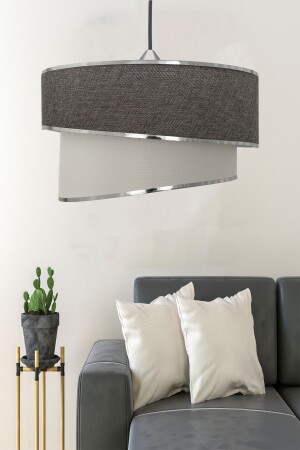 MNZ-Landra مصباح معلق واحد شمعة رمادية - Bby Home & Design