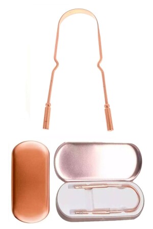 MNZ-Language Cleaner Copper Crescent Care فمية فرشاة اللسان إزالة اللسان - İndirimkap