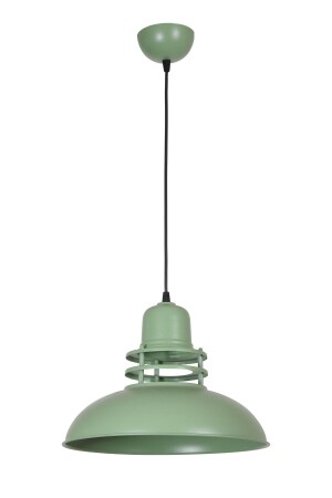 مصباح MNZ-Lantern تصميم حديث مصباح اللقاء المعدني الخضراء مصباح اللقاء اللون الكافي - المطبخ واحد الشنادل FNR5533 - Fer Avize