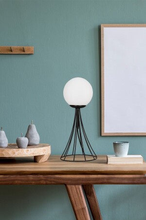 مصباح طاولة MNZ-Lapis كأس وزجاج كأس أسود أبيض BEG1040BEG01-1 - Begüsa