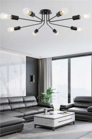 MNZ-Lara 8-piece Black Candle LR-08 - BSA LIGHTING