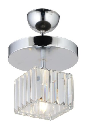 MNZ-Lara كروم واحد مستديرة K-10 شمعة 160504000249 - İstanbul Avize