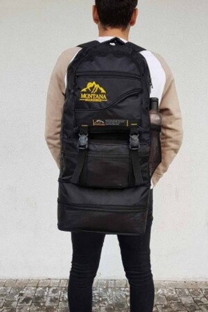 حقيبة ظهر جبلية من حجم MNZ-Large مع قماش ورف الأحذية 80 ليتر - Montana Mountainer