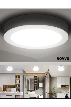 MNZ-Large Size Ceiling Mounted LED Floodlight شمعير المرحاض الموضة المضيء الشرفة المصباح الثابتة الضوء الأبيض luxpros1 - Viesteknoloji
