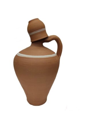 MNZ-Large Size Glass Water Jug 2.5 ليتن مصنوعة يدوياً 2.5 ليتن - HerşeyTopraktan