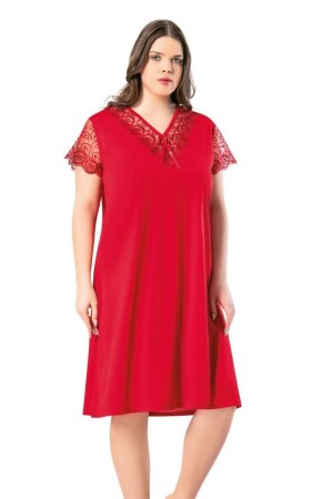 ملابس نائقية ذات الأكمام القصيرة من مقياس MNZ-Large Size Lace 6211 - Kota