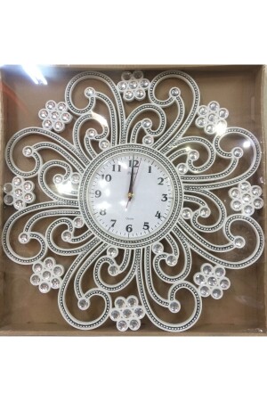 MNZ-Large Size Stone Living Room نوع الساعة الجدارية الحديثة - Quartz