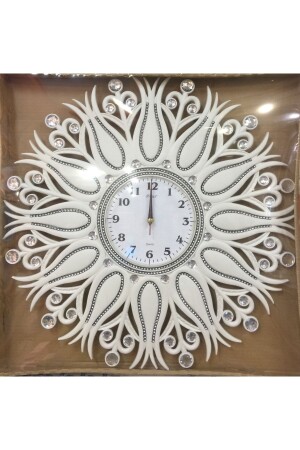 MNZ-Large Size Stone Living Room Type Modern Wall Clock (نموذج جديد) إش سات-54 بي تي إل - QUARTZ