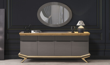 مُتَشَدّد MNZ-Larina Anthracite - Cadde Yıldız