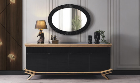 مُتَصَلّف (MNZ-Larina) الأسود - Cadde Yıldız