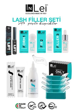 MNZ-Lash Filler رموش رفع العينات ومجموعة ومجموعة ملء المواد - İnlei