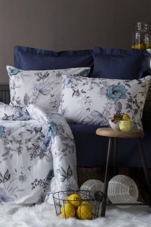 MNZ-Laterna Satin Duvet Cover Family Set ISS-MAM-1100754 - İssimo Home