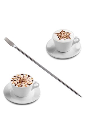 MNZ-Latte Art Pen Stick Latte Coffee Pen Barista تصميم كابوتشينو لاتت إسبريسو stk - 225418 - adin tasarım