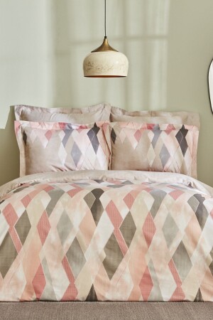 MNZ-Lauro مضاعفة 100% قطن ساتيين غطاء غطاء سيت مسحوق 200. 22. 02. 0002 - Karaca Home