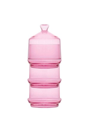 MNZ-Lav 3 مستوى كأس عرض الزجاج الملونة، كأس العشاء، كأس الكوكي، كأس السكر 2609lv3ktlçrzlk - İNCEGİL HOME