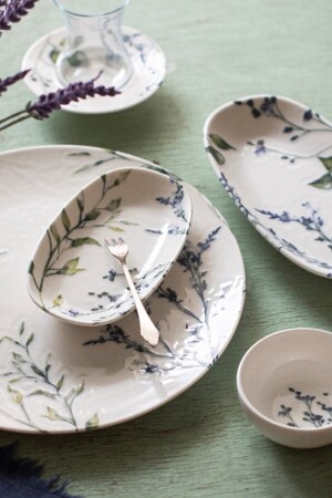 MNZ-Lavender Pino 26 قطعة الإفطار مجموعة هوريبيكا بونا لافين 26KST - ChiChi HOME