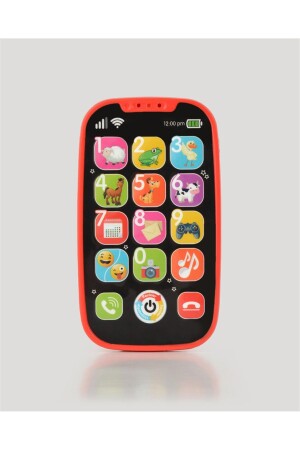 (MNZ-Lc) اللعبة التعليمية هاتفي الذكي الأحمر - Let's Be Child