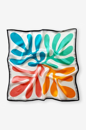 MNZ-Leaf 100% الحرير الدرع 55x55cm 55x55 ورقة - Galiga