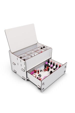 MNZ-Lean 10-قسم الخشب المجوهرات مكياج طاولة منظمة مع سحبات kuk_lean - KUK Design