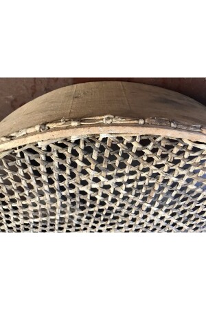 MNZ-Leather Griddle Sieve الشبكة الكبيرة هالبور 43x43x10 سم فتحات حوالي 1 سم - Aydudu