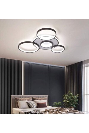 التصميم الحديث MNZ-Leo اللون الأسود الأبيض LED الكافي - المطبخ - غرفة المعيشة LED شمعة LO2 - Fer Avize