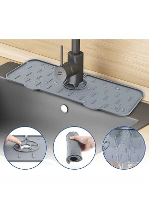 MNZ-LEON LIFE مصباح حفرة المياه مصباح حفرة الحفرة ومصباح الغسيل للمطبخ والحمام (أنثراكيت) - Red Rose