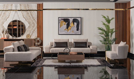 مجموعة الأريكة MNZ-Leonard - Cadde Yıldız