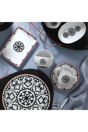 MNZ-Leonberg 32 قطعة 596612 مجموعة الإفطار الديكورية - Kütahya Porselen