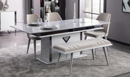 مجموعة طاولة الطعام MNZ-Leonis - Cadde Yıldız