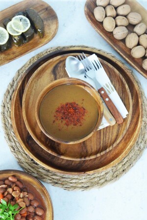 MNZ-Lia - Akasya 12 قطعة طعام محطمة AHSAP16303 - SepetçiBaba