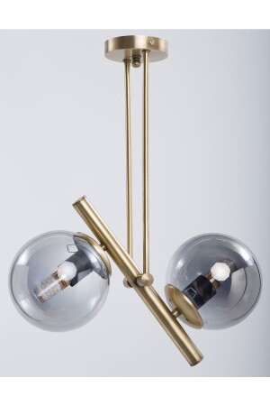 MNZ-Libra قديم معطف الزجاج المدخن الملمع 10166202 - MŞ Aydınlatma