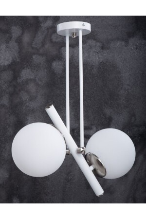 MNZ-Libra نيكل أبيض زجاجي ضو 10166502 - MŞ Aydınlatma