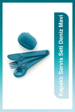 MNZ-Lid Serving Set بحري أزرق 11154081 - Tupperware