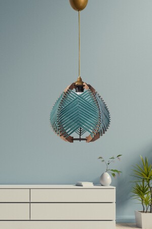 MNZ-Lierre مصباح معلق مصنوعة يدويا شمعة زرقاء SH198 - hmydesign