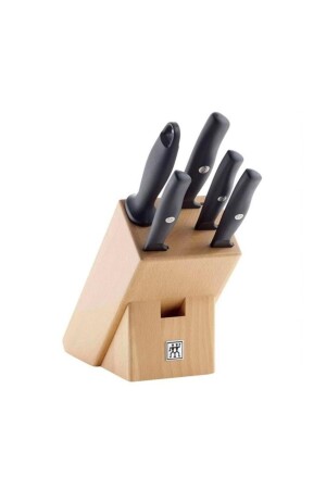 MNZ-life 6 Piece Knife Set مع كتلة 385910010 - Zwilling