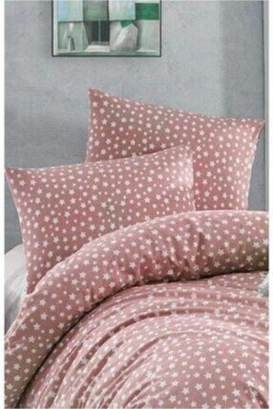 MNZ-Life غطاء قطن واحد غطاء سلمون ستار - Üntaş