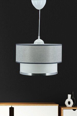 MNZ-Light Gray Pendant شمع E58 ES-SRT05 - Eslight