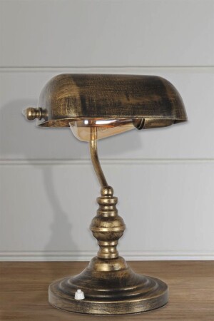 مصباح المكتب المصرفي (MNZ-Lighting Banker Table Lamp) الأسود الصفراء (Patin 731 0386 08 099) - Venon Aydınlatma