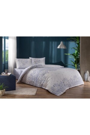 MNZ-Lila Robin غطاء القطن المزدوج - Taç