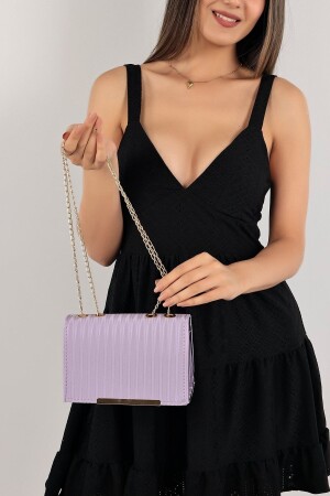 حقيبة مساء MNZ-Lilac، حقيبة زجاجات زرقاء، حقيبة زجاجات زرقاء، حقيبة مساء نساء أوكيزرو سلسلة 16211209135 - Elentra