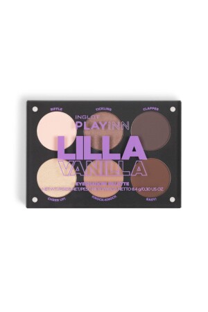 MNZ-Lilla Vanilla Eye Shadow Palette (بالتسجيلات) - Inglot
