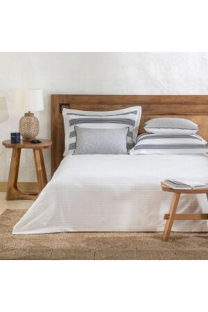 MNZ-Lillia مزدوجة Pike 210x240 سم بيضاء TYC00481453188 - Chakra