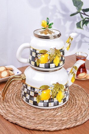(MNZ-Linda Enamel Teapot) (مخزنة الشاي لينداتيبوت) - Miss Betty