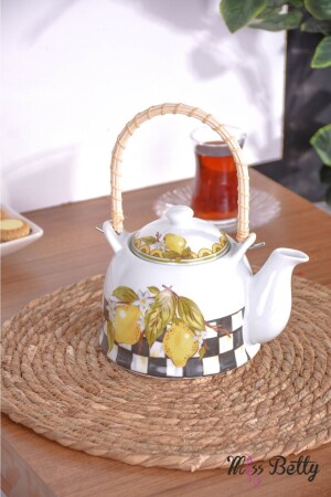 MNZ-Linda Wicker معالجة نمط البورتسلان عشب الشاي واحد صلاة الشاي 123 - Genel Markalar