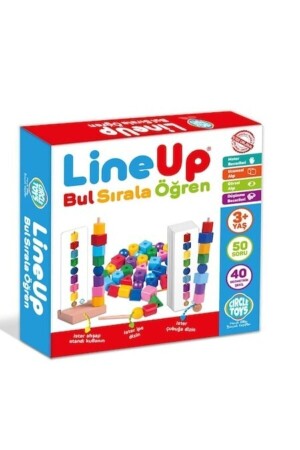 MNZ-Line Up لعبة من الخيوط الكوب والشكل على الخيوط والعصا DAL791051111981 - Circle Toys