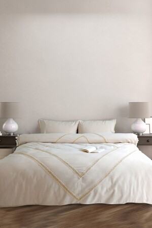 MNZ-Linen خام جوتة الدلائل الغطاء المزدوج المغطاة مجموعة HJDÇN-2 - NDC HOME