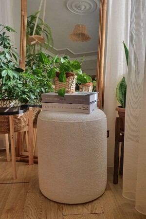 MNZ-Lines نسيج تيدي قطعة بيضاء - Zem