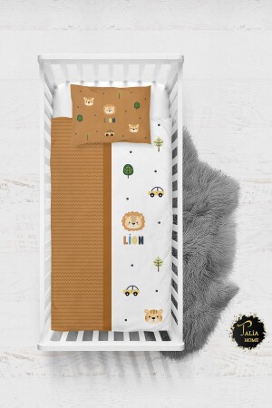 غطاء غطاء الطفل المُقسمة لـ MNZ-Lion Set with Sheets TLABN-011 - Talia Home